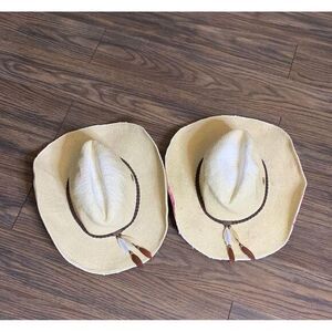 2 Womens Scala western sun hats‎